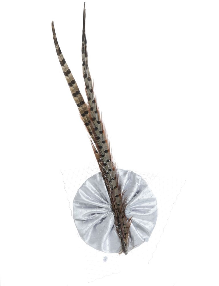 Tocado Plato pluma Bohochic 1